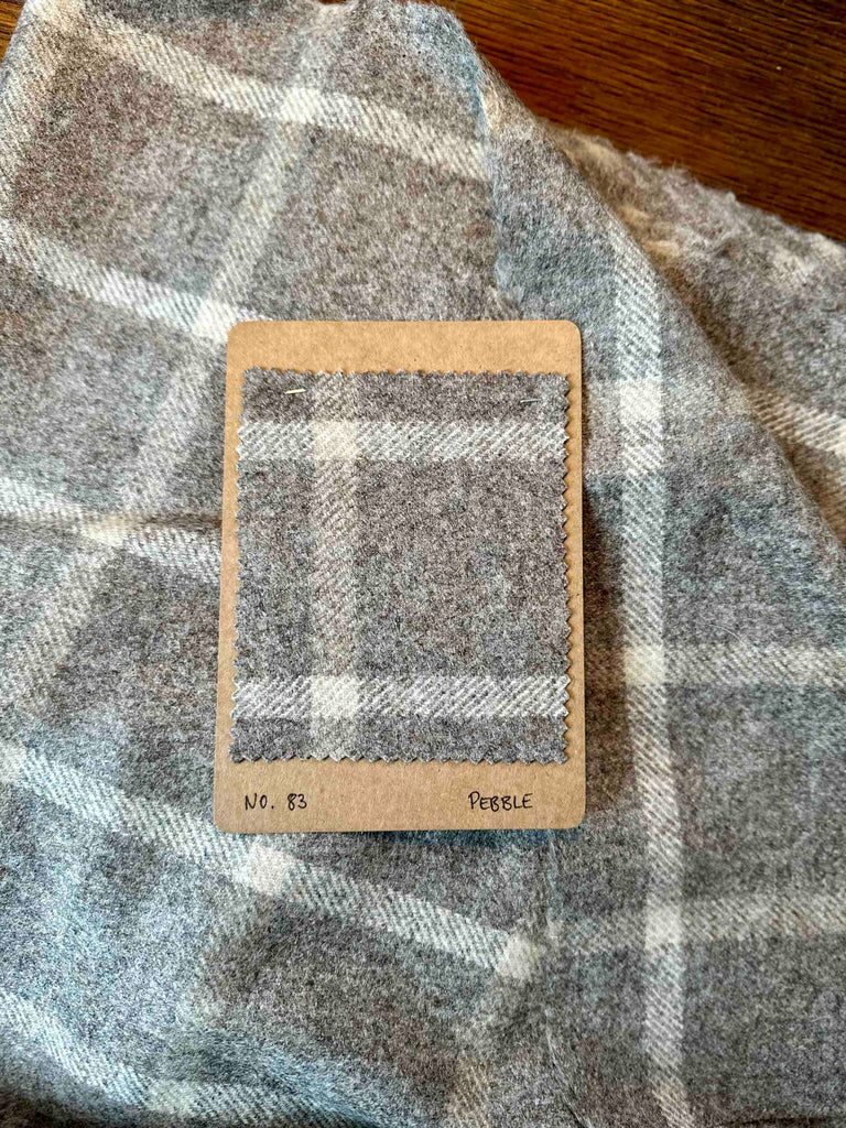 fabric swatch of colour Pebble