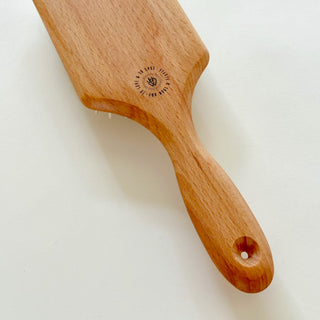 detail of backside donut brush
