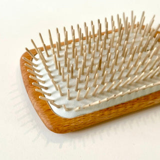 Donut Brush details of wooden pins