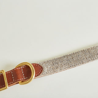 Tweed Halsband STONE 