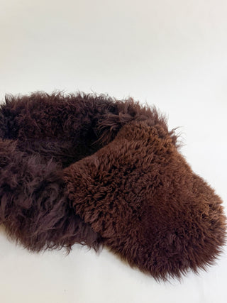 Sheep Donut with Liner Brown