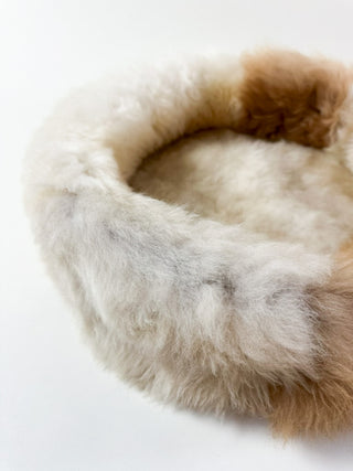 more detail of fur colour sheep donut Champangner