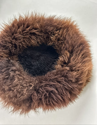 top view on sheep donut colour Root Ground