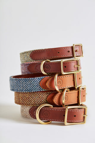 pile of tweed collar in all colours