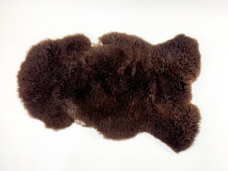 overview of a brown sheep coat