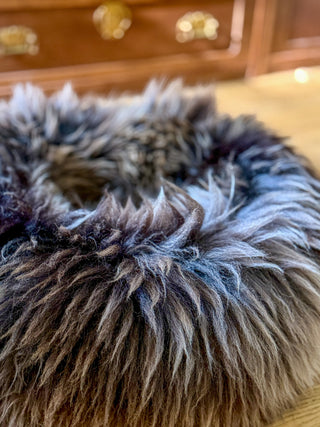Sheep Donut brown-grey details
