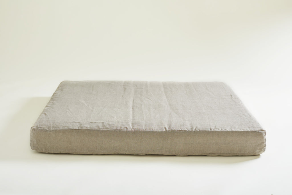 single mattress with linen cover