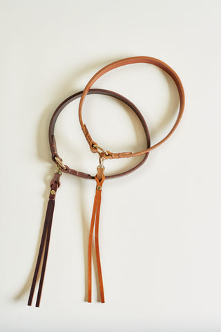 Halsband TAG COGNAC 