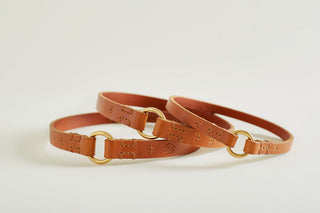 Halsband TAG COGNAC 
