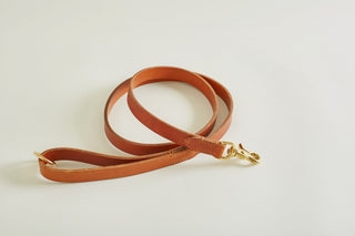 Dog Lead CLASSIC COGNAC