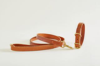 Dog Lead CLASSIC COGNAC