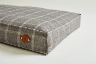 Dog Bed Tweed COVER PEBBLE